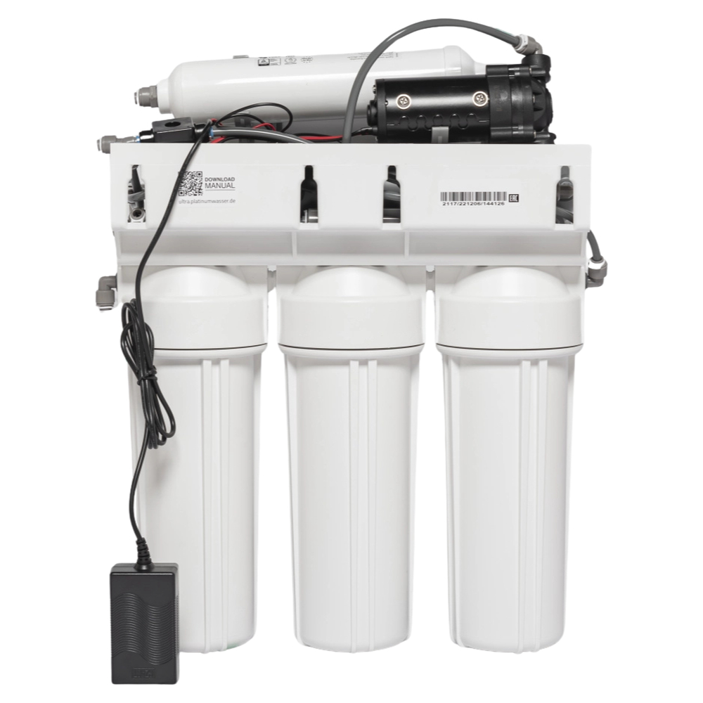 Фильтр обратного осмоса Platinum Wasser RO6P PLAT-F-ULTRA6B с насосом Фильтр обратного осмоса Platinum Wasser RO6P PLAT-F-ULTRA6B с насосом